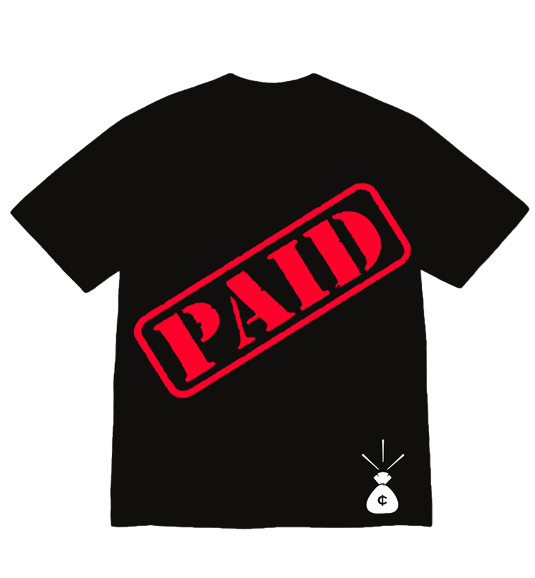 Paid Tee - Black
